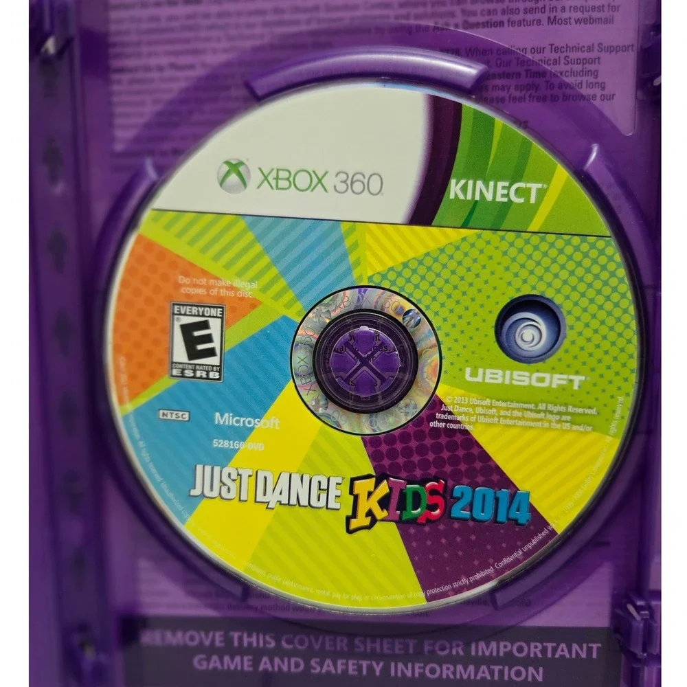 Just Dance Disney Party & Kids‎ Bundle - Xbox 360 Kinect - Complete CIB 2 Games